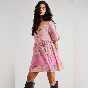 Spell Hibiscus Lane Mini dress